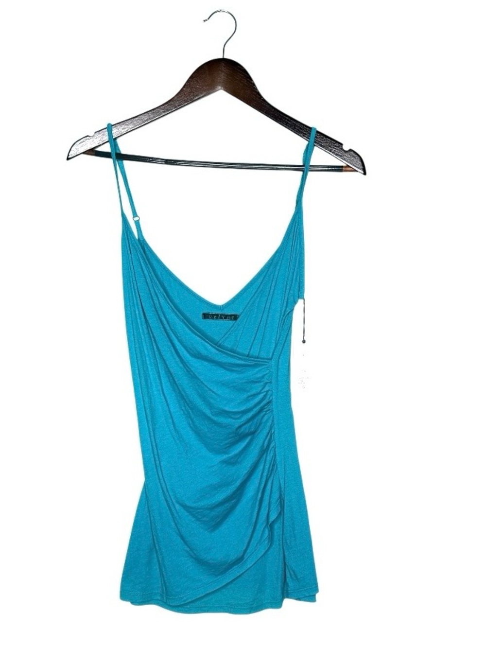 Velvet by Graham & Spencer
Refe Draped Cami Tank Top
Turquoise Blue Size S